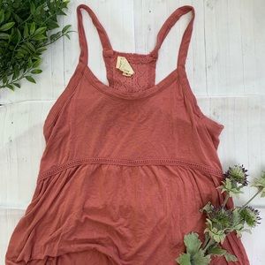 LA HEARTS Boho Babydoll Blouse